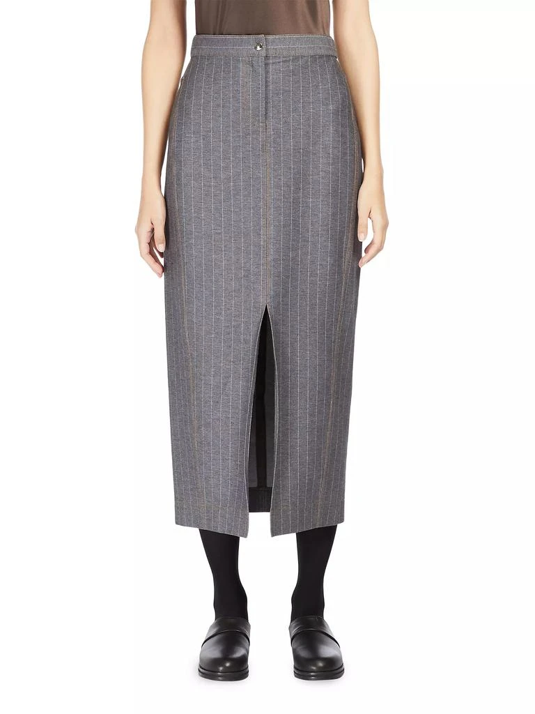 Max Mara Breda Pinstripe Midi-Skirt 1