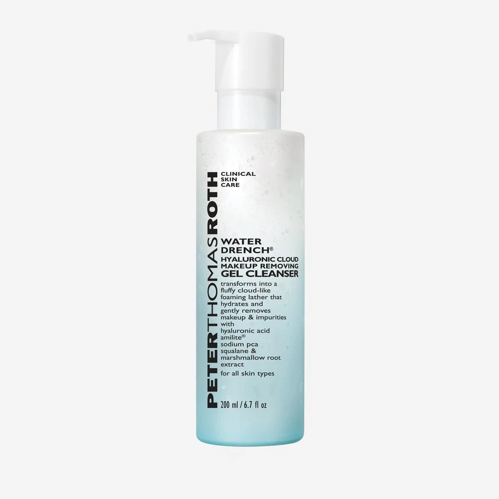 Peter Thomas Roth Water Drench Hyaluronic Cloud Makeup Removing Gel Cleanser|200 ml / 6.7 fl oz 1