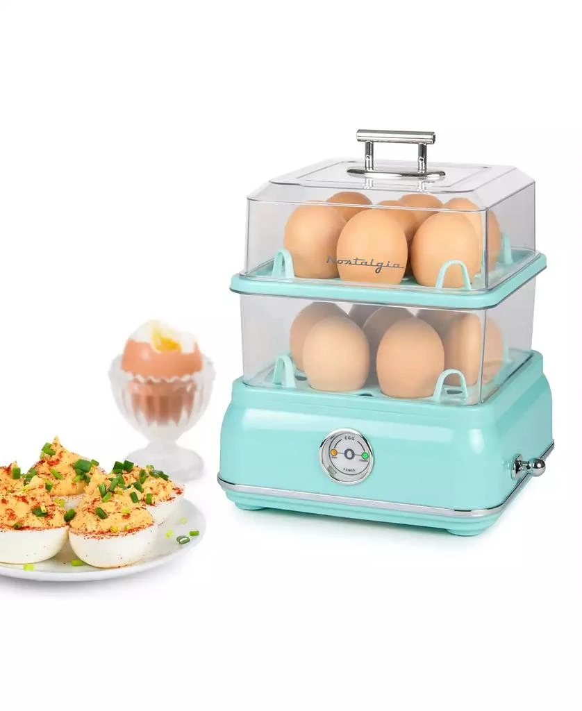 Nostalgia CLEC14AQ Classic Retro Egg Cooker, 14 Eggs 5