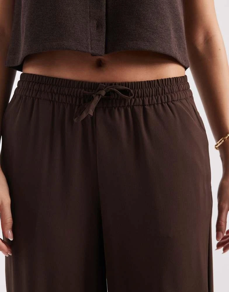 JJXX JJXX drawstring trousers in brown 4