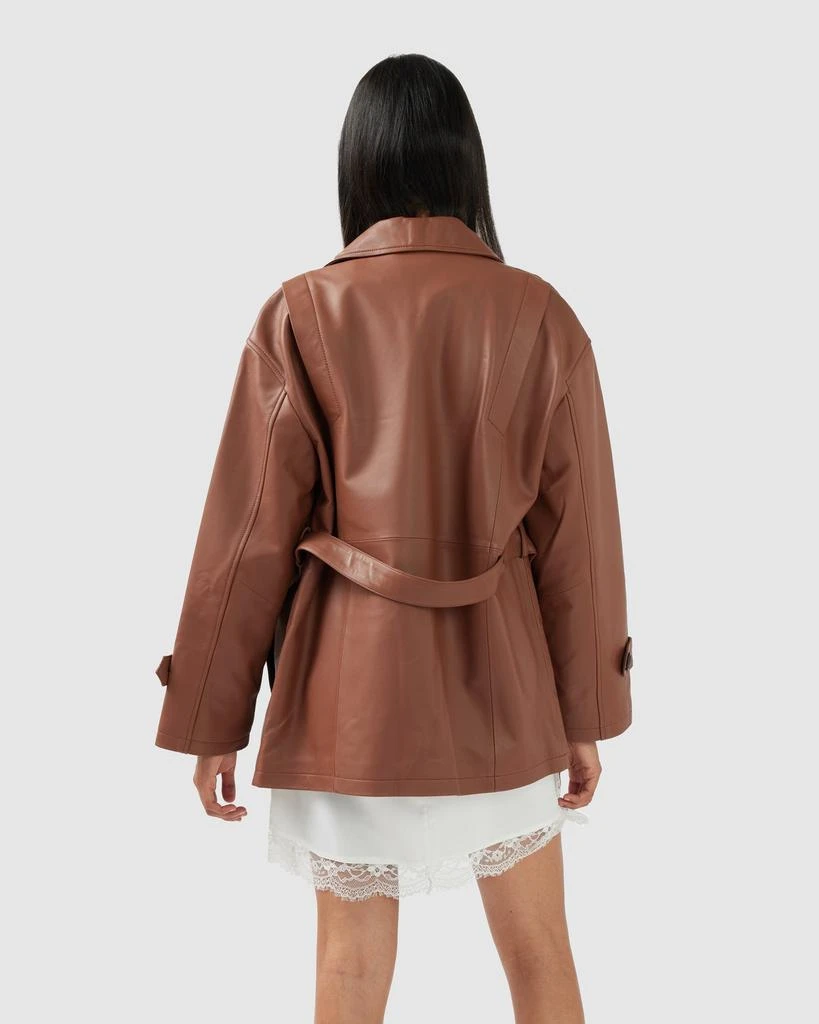Belle&Bloom BFF Belted Leather Jacket 2