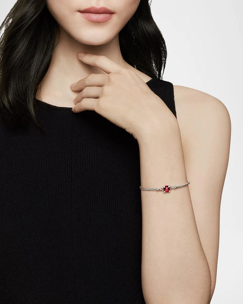 David Yurman Chatelaine Pave Prong Bracelet with Stone 2