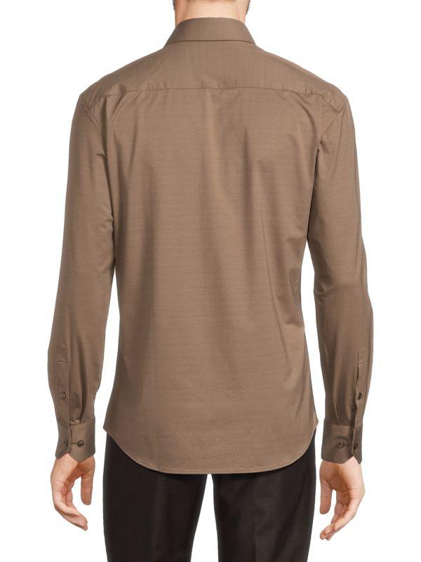 Bertigo Solid Long Sleeve Shirt