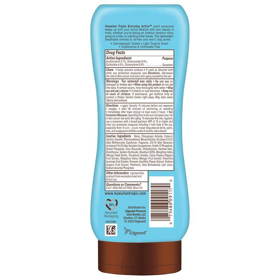 Hawaiian Tropic Everyday Active Lotion Sunscreen SPF 50 2