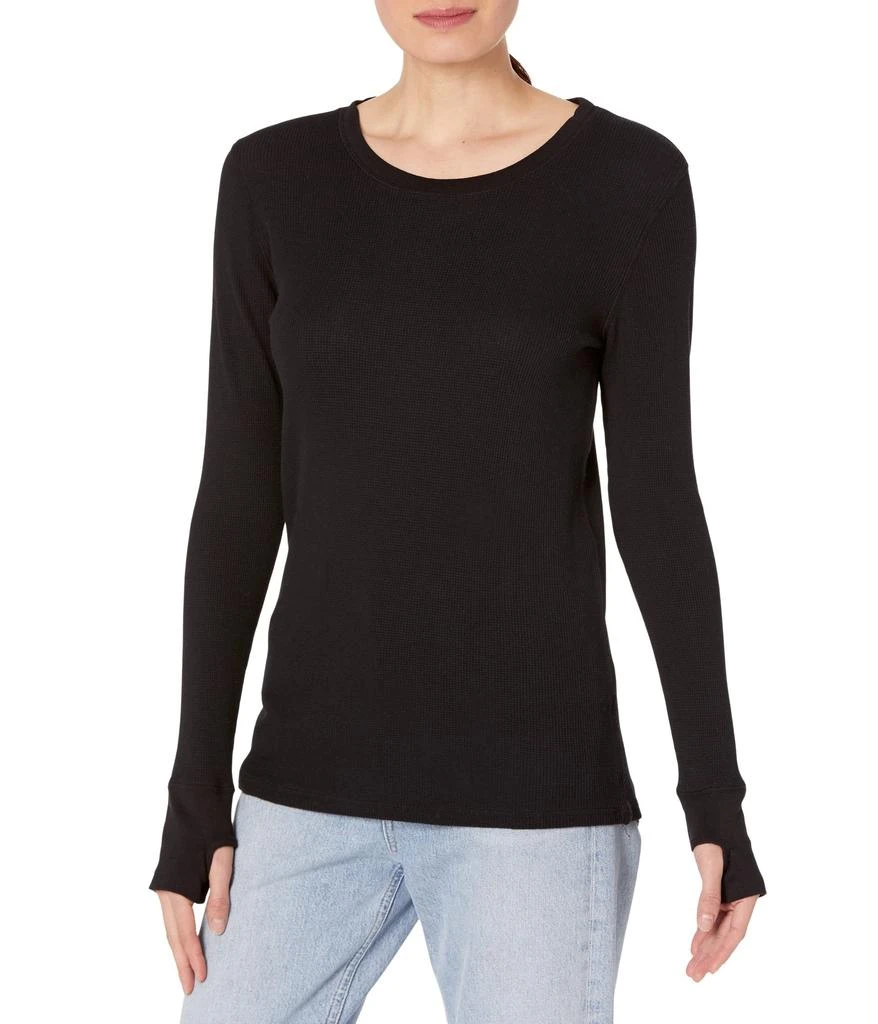 Mod-o-doc Cotton Modal Thermal Long Sleeve Crew Neck Tee 1