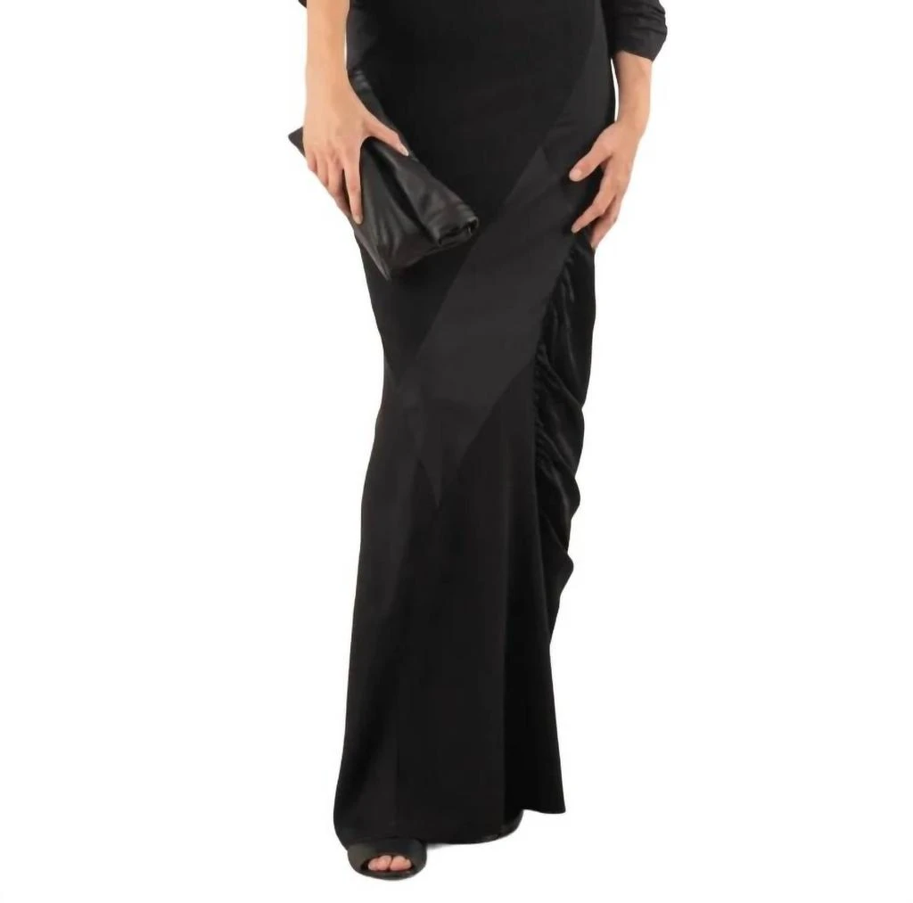 CORTANA Collage Dress In Black 1