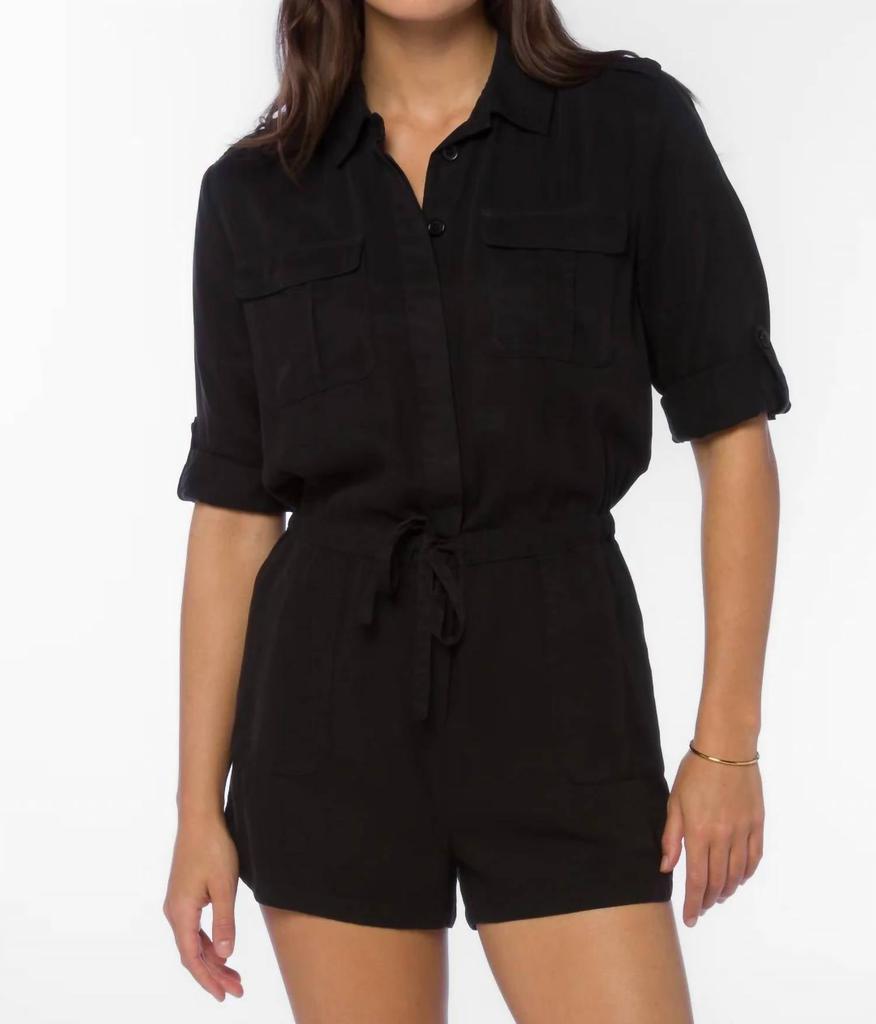 Velvet Heart Velvet Heart - Luba Button Romper
