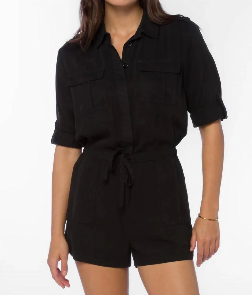 Velvet Heart Velvet Heart - Luba Button Romper 1
