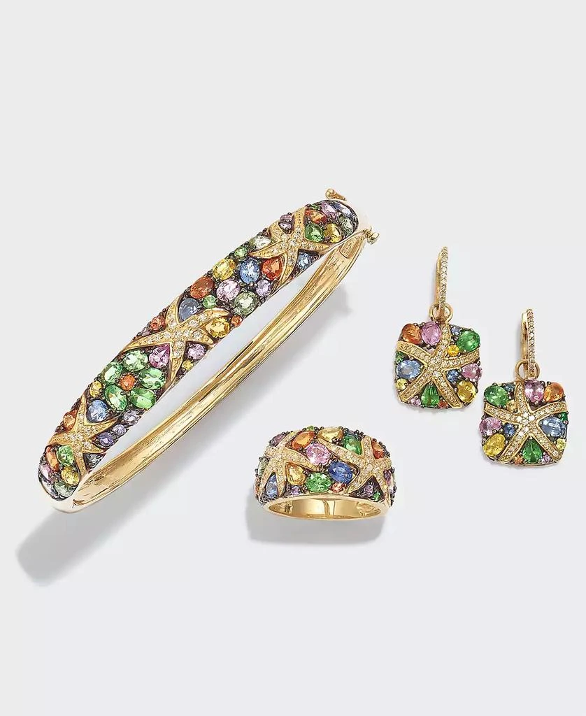 Effy EFFY® Multistone and Diamond Starfish Ring (3-1/2 ct. t.w.) in 14k Gold 4
