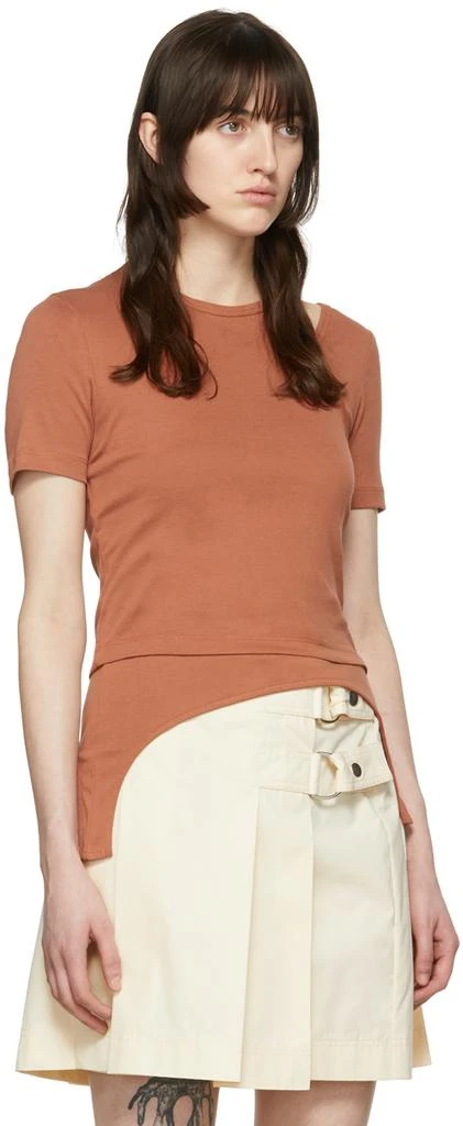 Helmut Lang SSENSE Exclusive Brown T-Shirt 2
