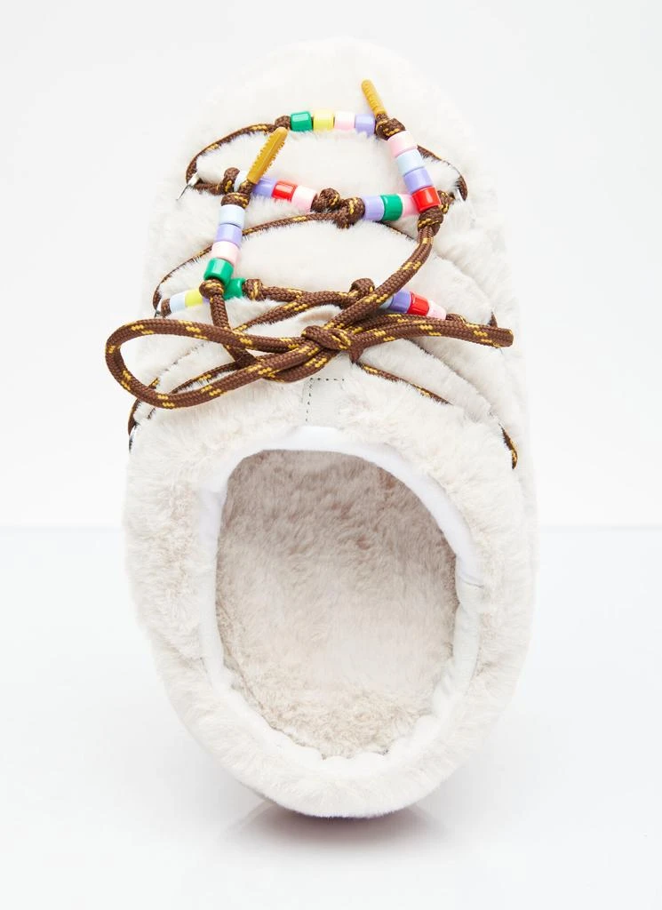 Moon Boot Faux-Fur Beads Mules 7