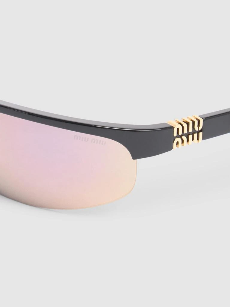 Miu Miu Miu Signature Mask Acetate Sunglasses 2
