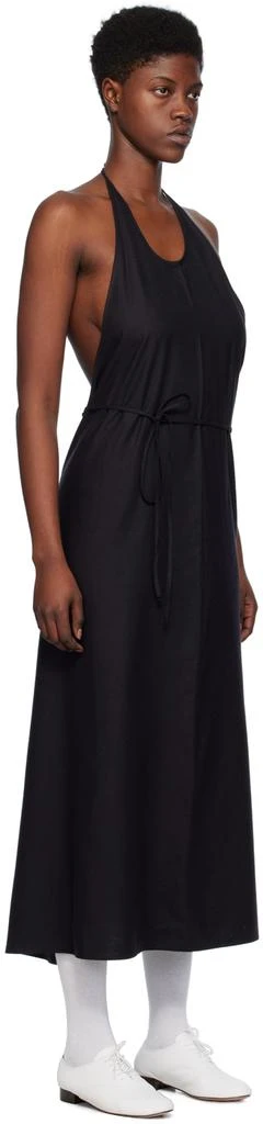 Baserange Black Apron Maxi Dress 2