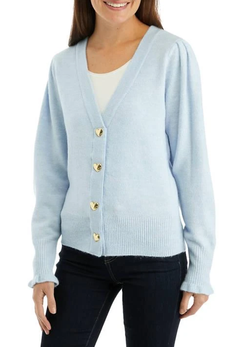 Crown & Ivy™ Ivy Womens Long Sleeve Cardigan 1