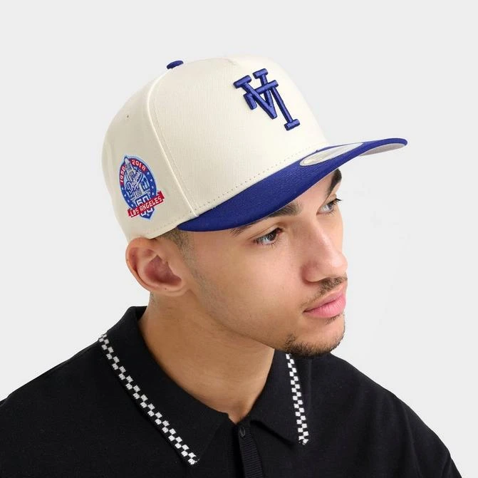 New Era New Era Los Angeles Dodgers MLB Upside Down 9FIFTY A Frame Snapback Hat 1