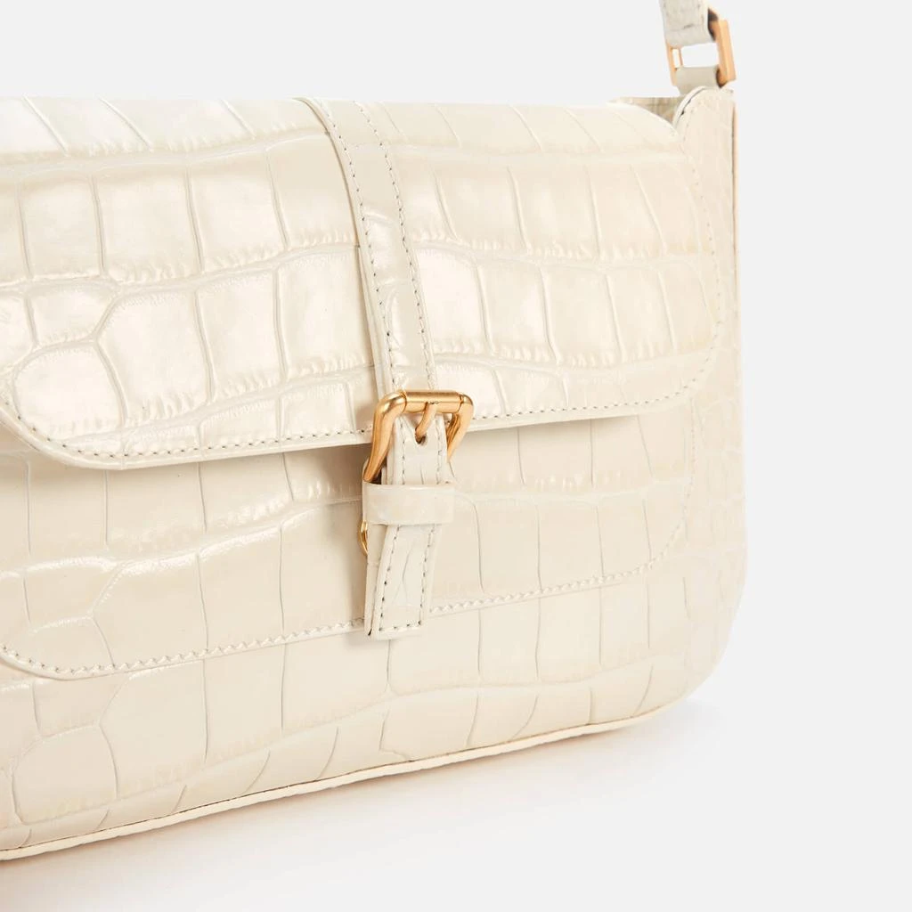 by FAR Women's Miranda Croco Shoulder Bag - Cream 4