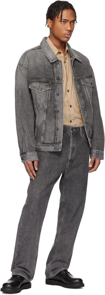 AGOLDE Gray Stefano Denim Jacket 4