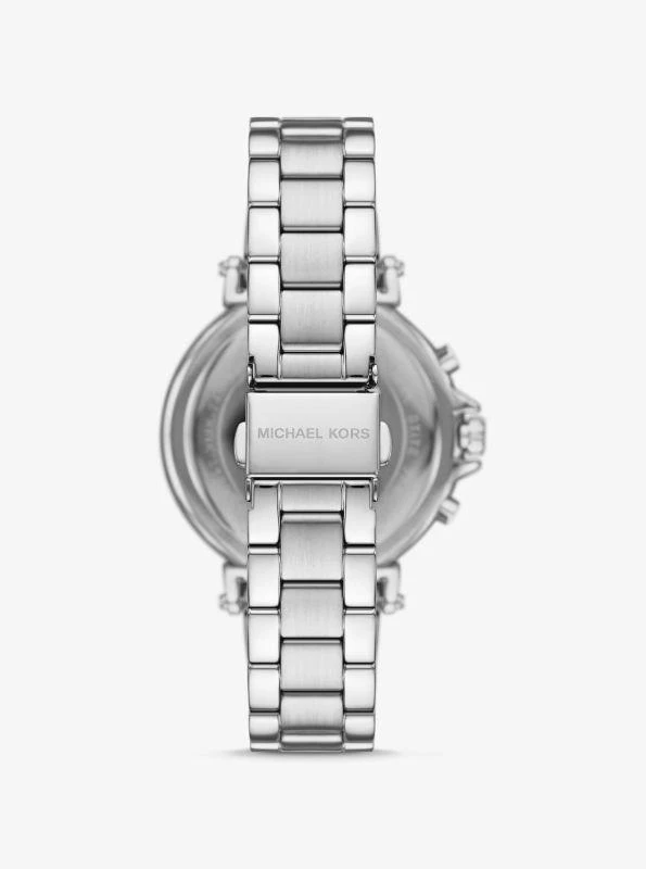 Michael Kors Oversized Maren Silver-Tone Watch 3