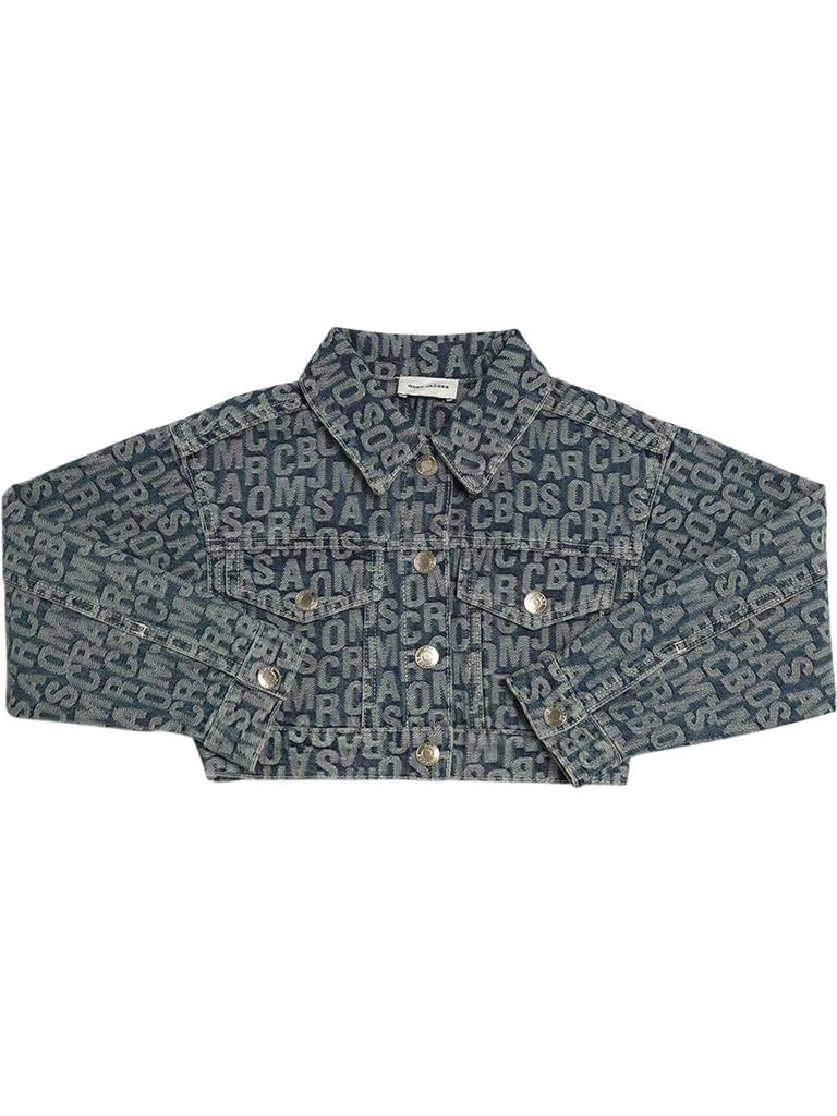 Marc Jacobs Cotton Denim Jacquard Cropped Jacket 1