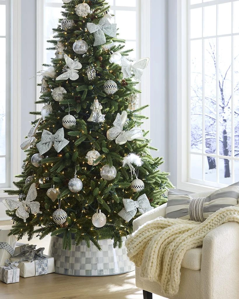 MacKenzie-Childs Sterling Check Tree Collar 1
