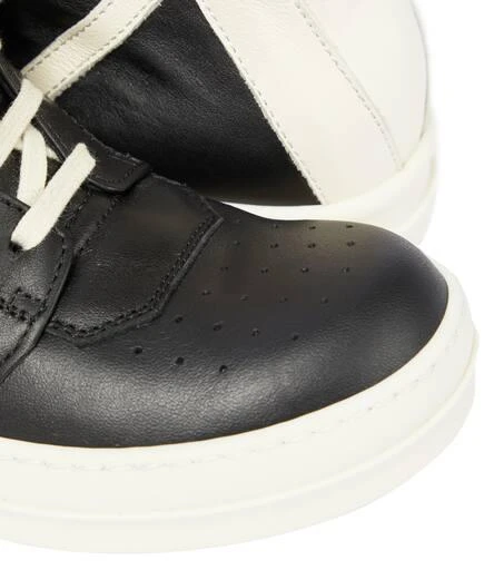 Rick Owens Kids Geobasket high-top leather sneakers 5