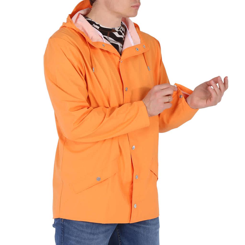 Rains Orange Waterproof Lightweight Jacket