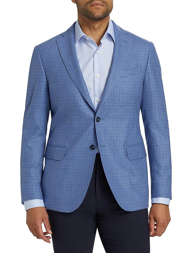 Saks Fifth Avenue COLLECTION Shadow Plaid Sport Coat 3