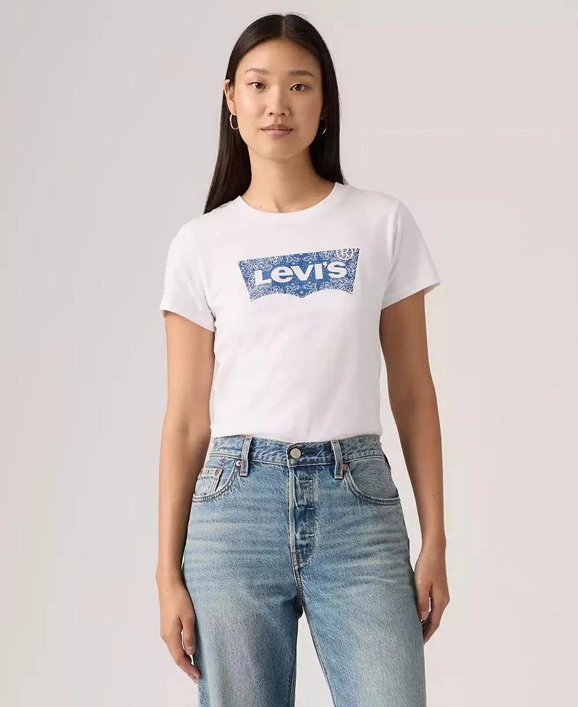 Levi's Women's Perfect Graphic Logo Cotton T-shirt 20