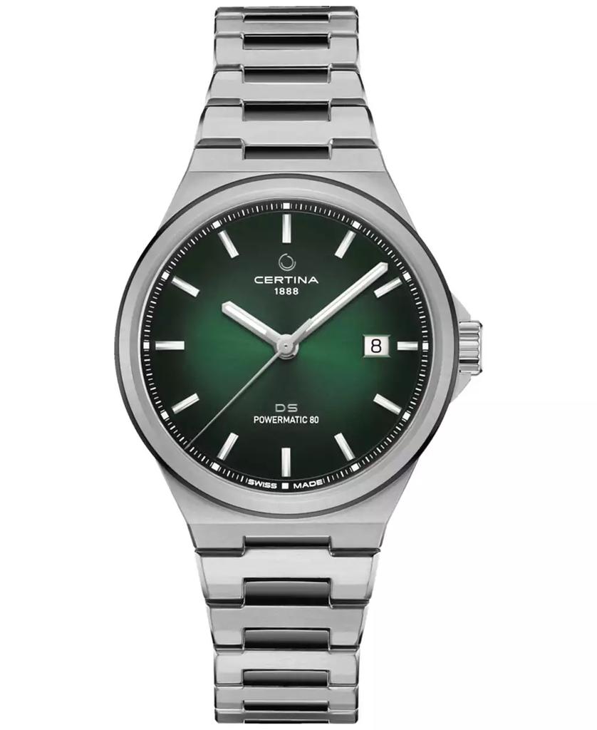 Certina Unisex Swiss Automatic DS-7 Powermatic 80 Stainless Steel Bracelet Watch 39mm