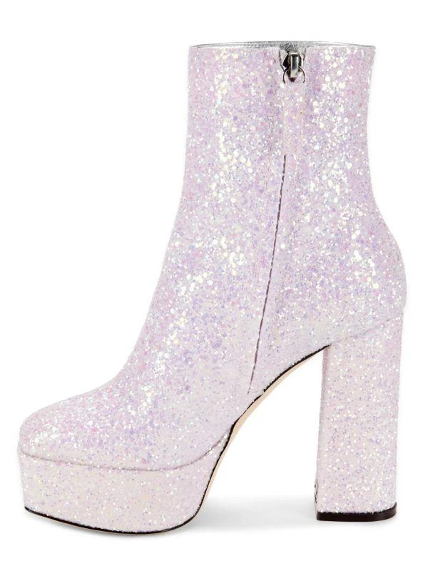 Giuseppe Zanotti Glitter Platform Booties 4
