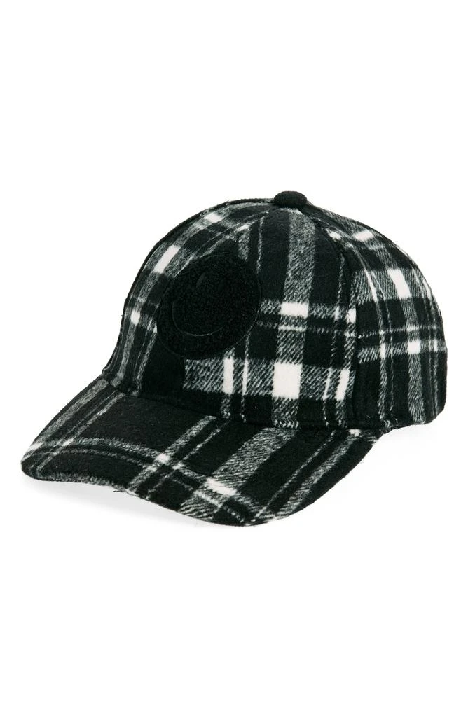 Steve Madden Iris Plaid Baseball Cap 1