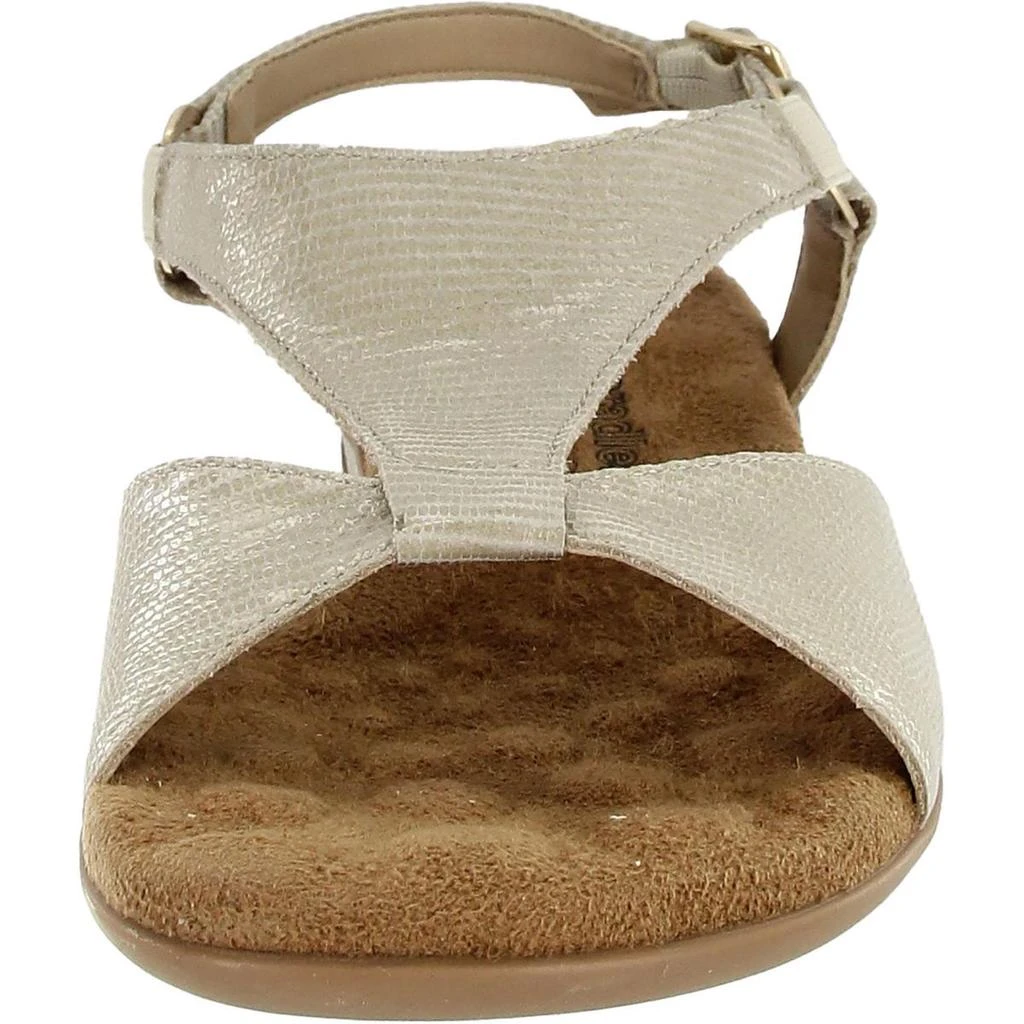 Walking Cradles Womens Shimmer Suede T-Strap Sandals 2