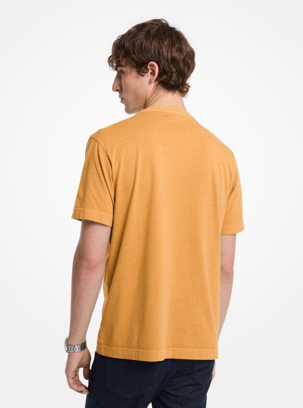 Michael Kors Logo Garment-Dyed Cotton T-Shirt