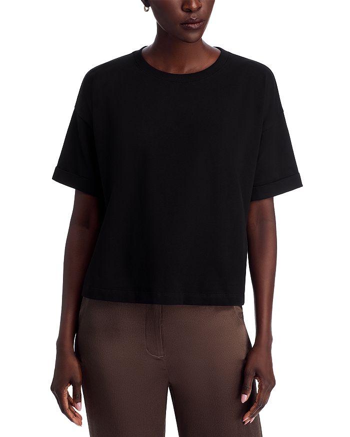 Eileen Fisher Crewneck Boxy Fit Top