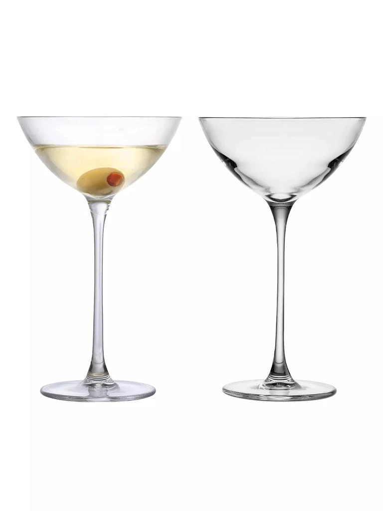 Nude Glass Savage 2-Piece Coupetini Glass Set 2