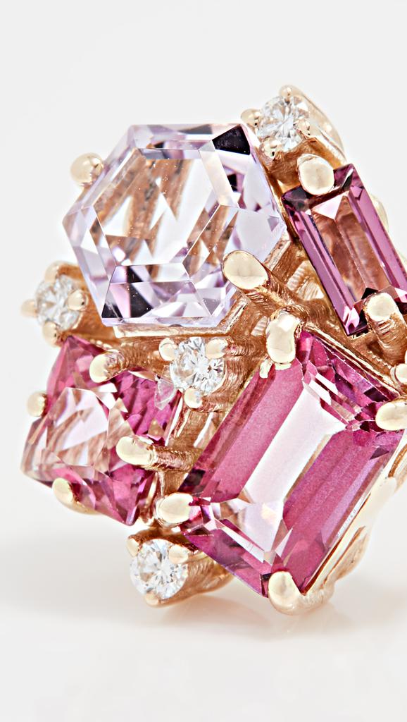 Suzanne Kalan 14k Cluster Earrings