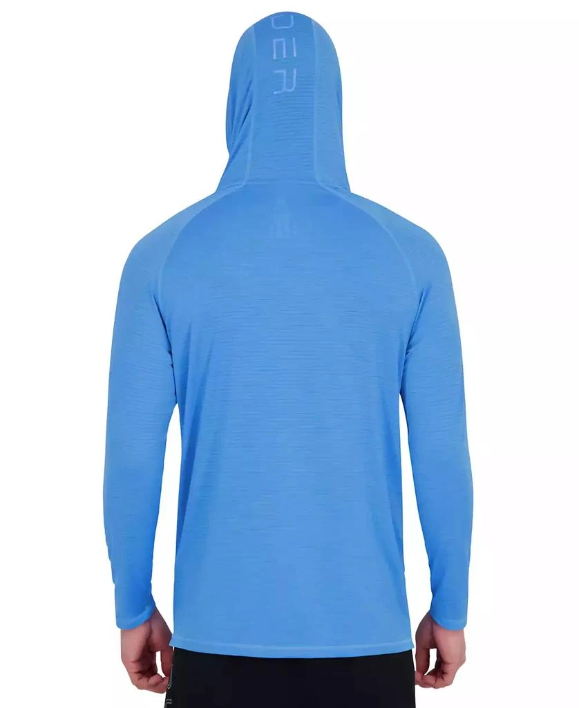 Spyder Men's Long Sleeve Shadow Stripe Rashguard Swim Hoodie 5