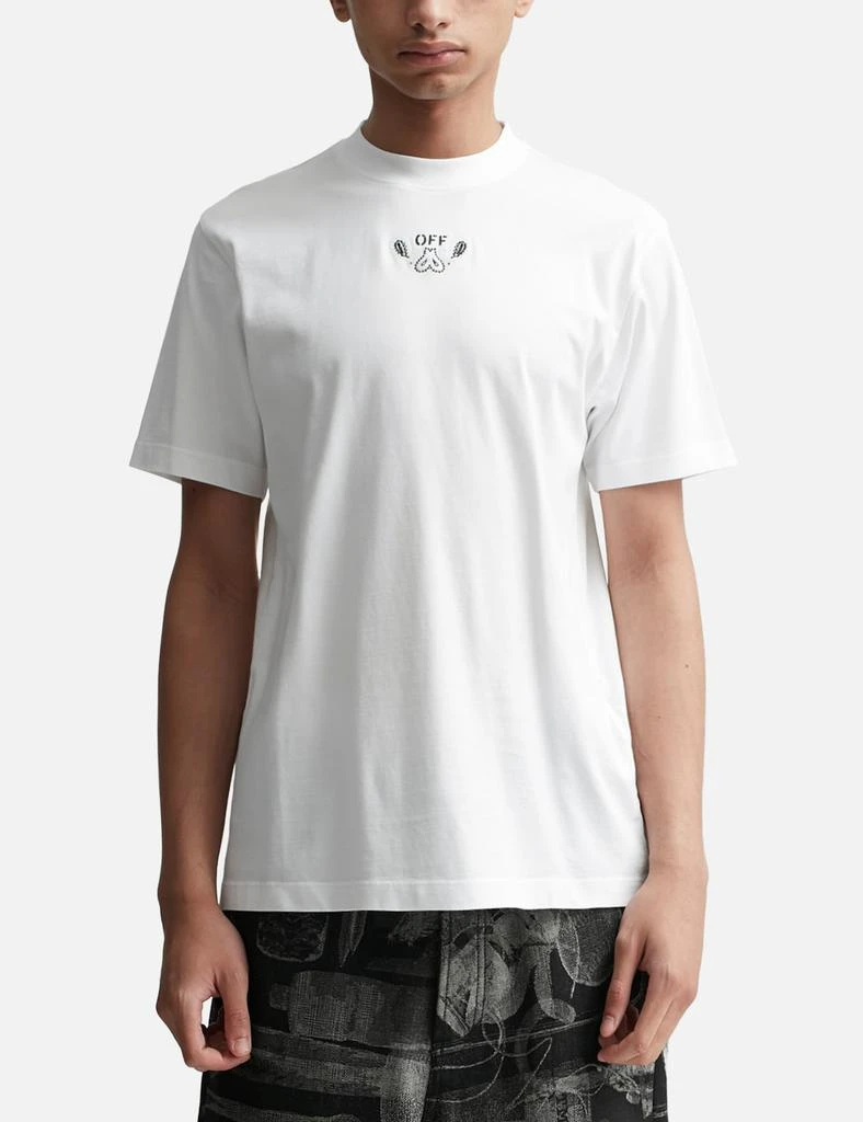 Off-White™ Bandana Arrow Casual S/S Tee White/Black 3