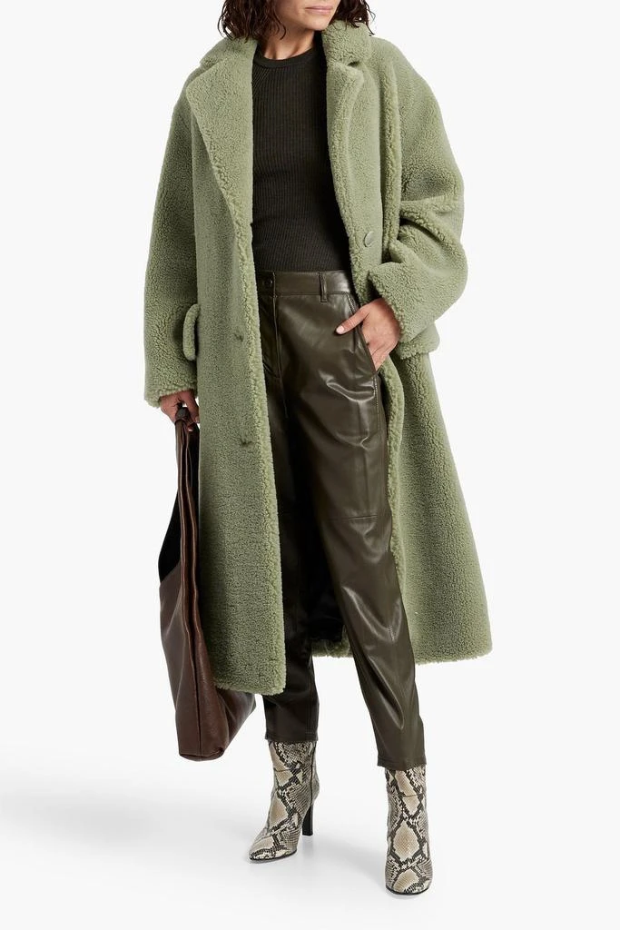 STAND STUDIO Tayla faux shearling coat 2