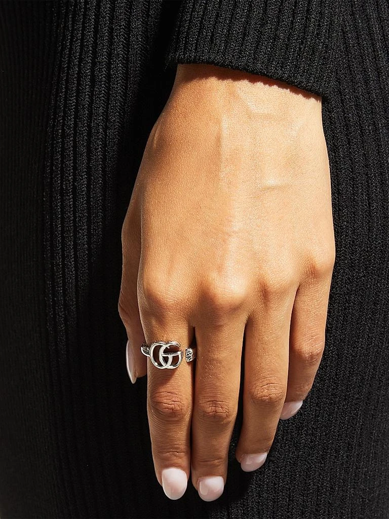 Gucci GG Marmont Key Sterling Silver Ring 2