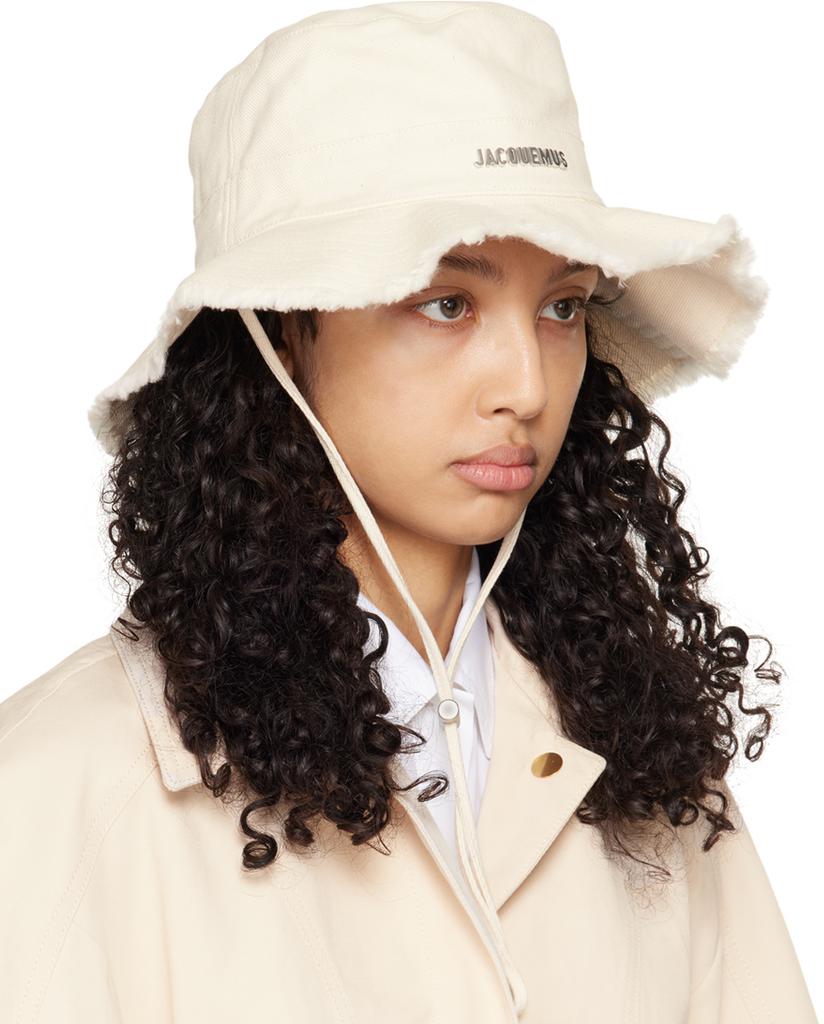 Jacquemus Off-White Les Classiques 'Le bob Artichaut' Hat