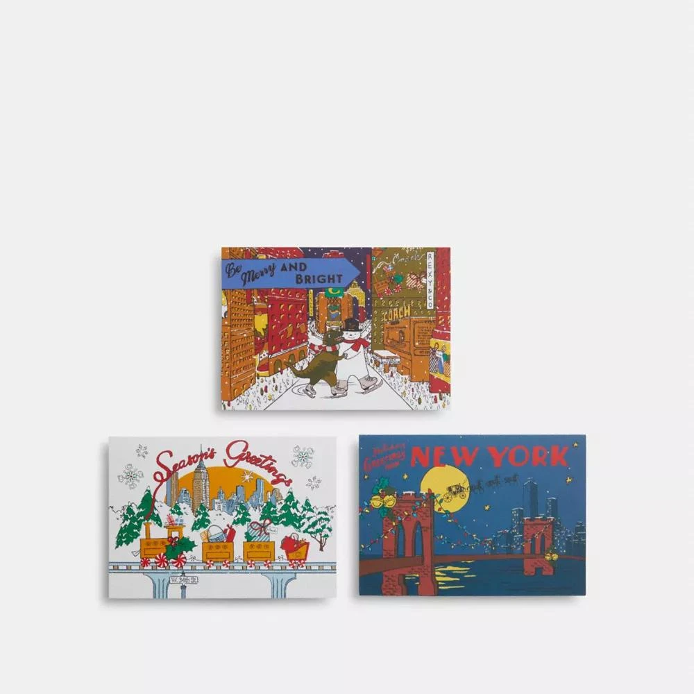 Coach Holiday Card Set 2