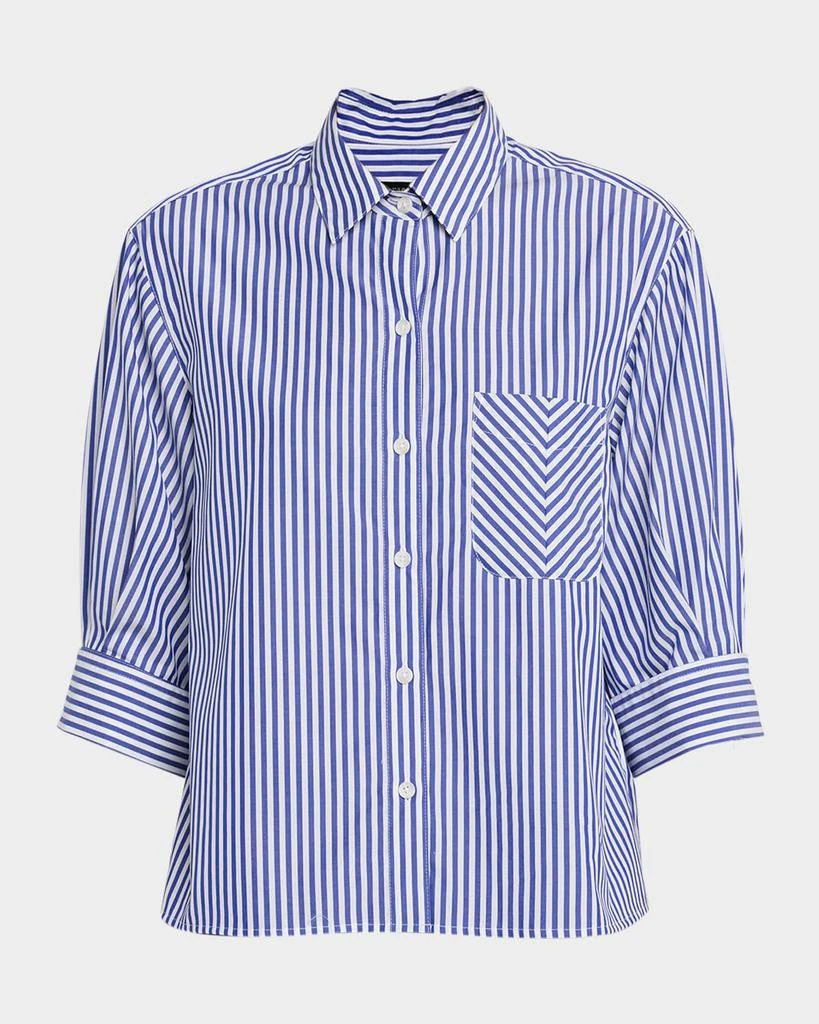 Rag & Bone Lucia Stripe Poplin Shirt