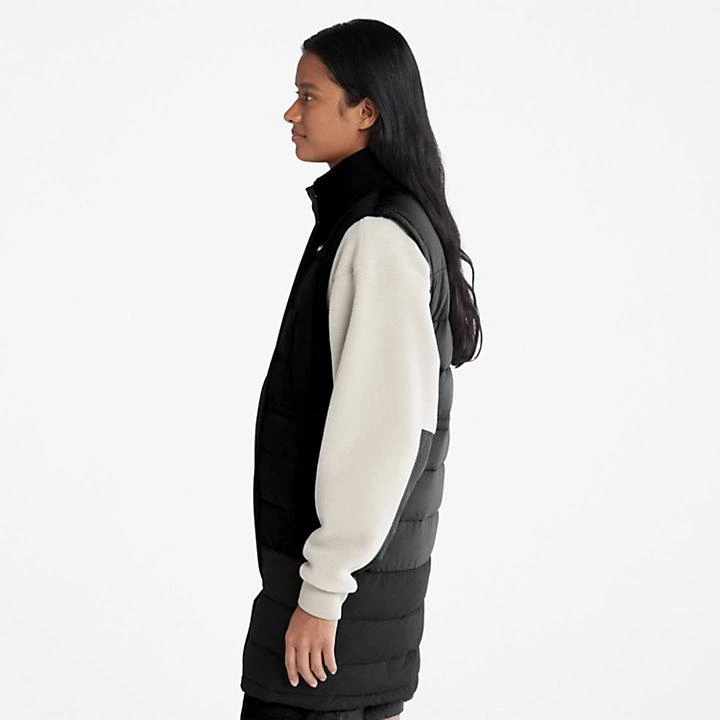 Timberland Long Puffer Gilet for Women in Black 4