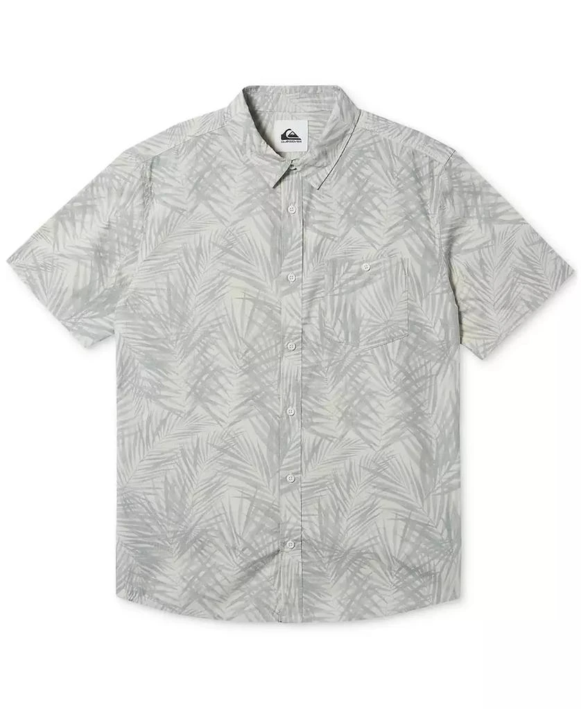 Quiksilver Men's HI Fern Days Regular-Fit Frond-Print Button-Down Shirt 1