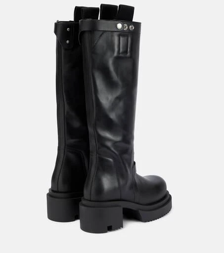 Rick Owens Pull On leather knee-high boots 3