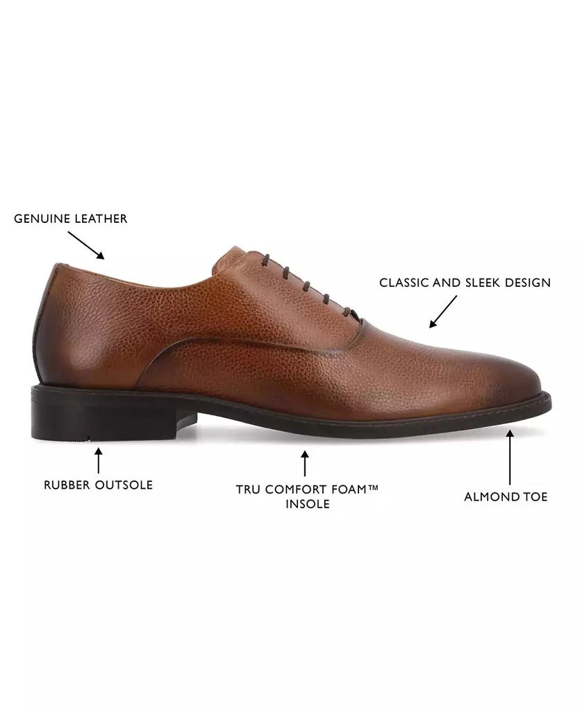 Thomas & Vine Men's Trenton Tru Comfort Foam Plain Toe Oxford Dress Shoes 6