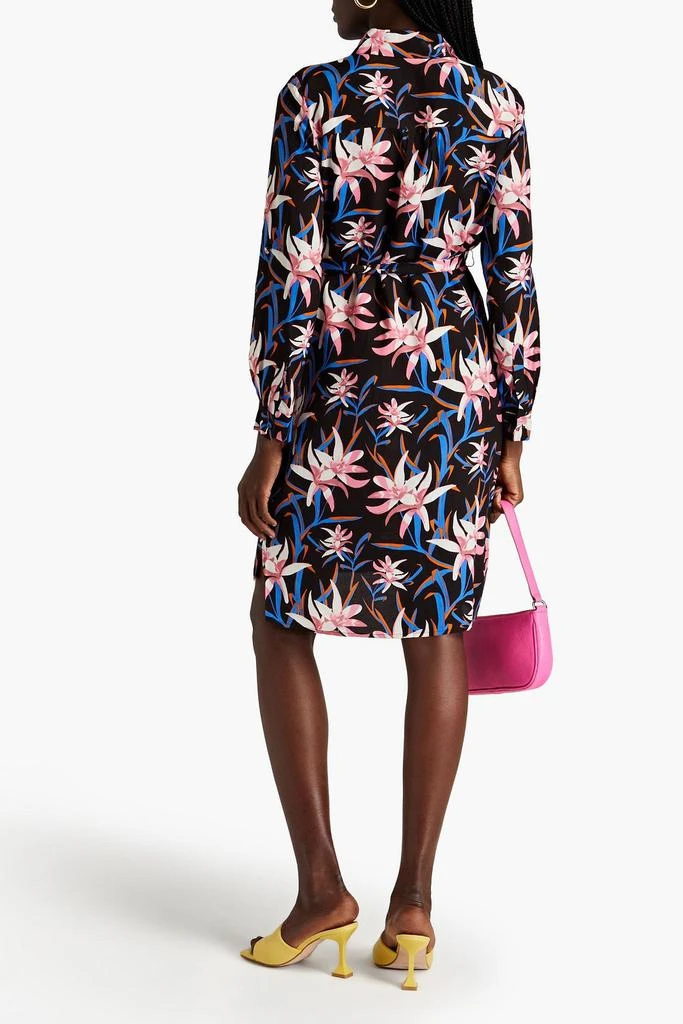 DIANE VON FURSTENBERG Prita floral-print crepe de chine shirt dress 3