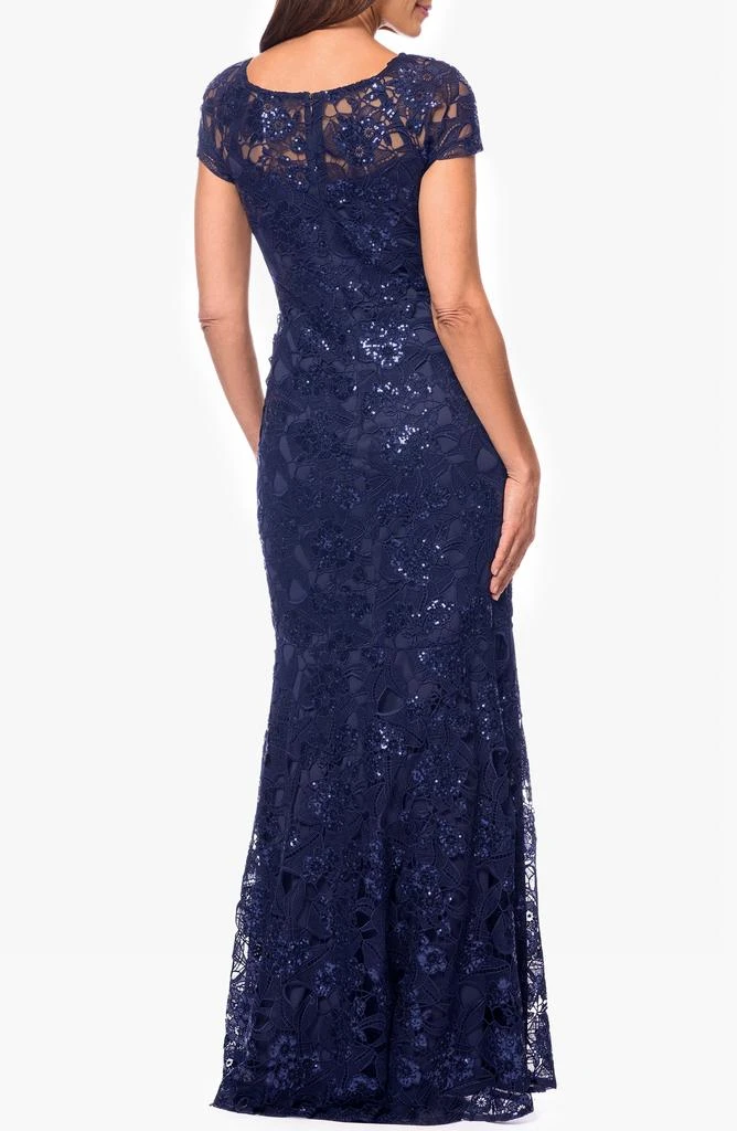 Xscape Evenings Sequin Lace Overlay Gown 2