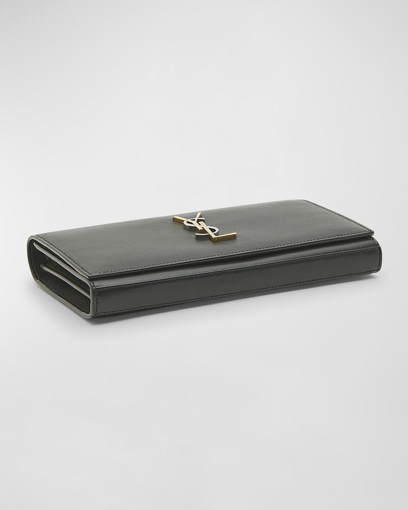 Yves Saint Laurent Cassandra YSL Wallet on Chain in Smooth